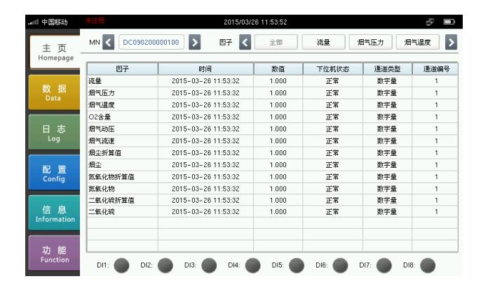 數據采集傳輸儀人機界面